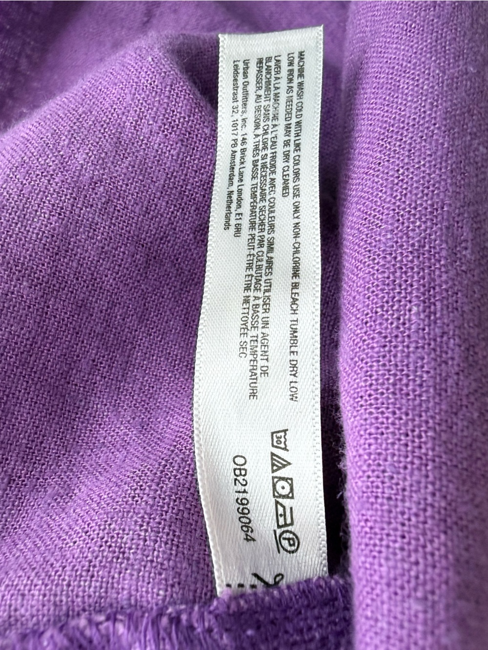 Free People Free-est Dulce Linen Mini Dress in Bellflower S NWT Boho Coastal - Picture 10 of 14